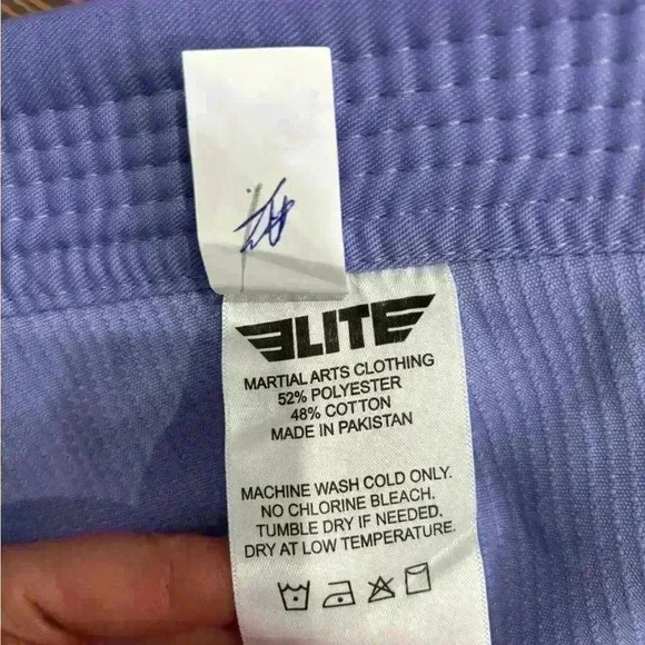 COPY - nwt Elite purple womens jui jitsu kimono Sz F3 TOP ONLY - Picture 11 of 11